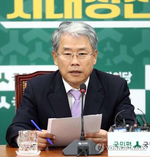 모두발언하는 김동철 원내대표