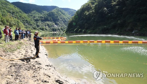 평창 도암호 수질 개선 시연회