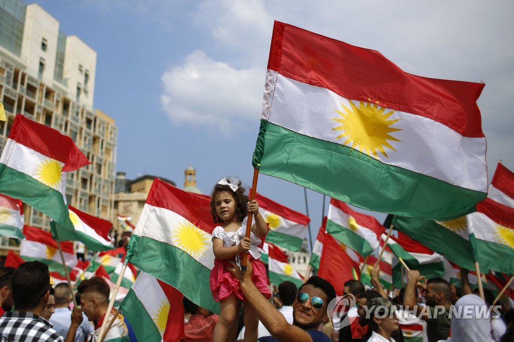 '시한폭탄'된 이라크 쿠르드족 독립투표…이란·터키 압박 [AP=연합뉴스]