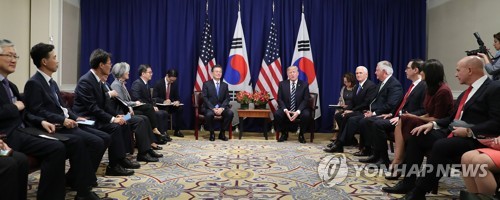 다시 만난 '한-미 정상'