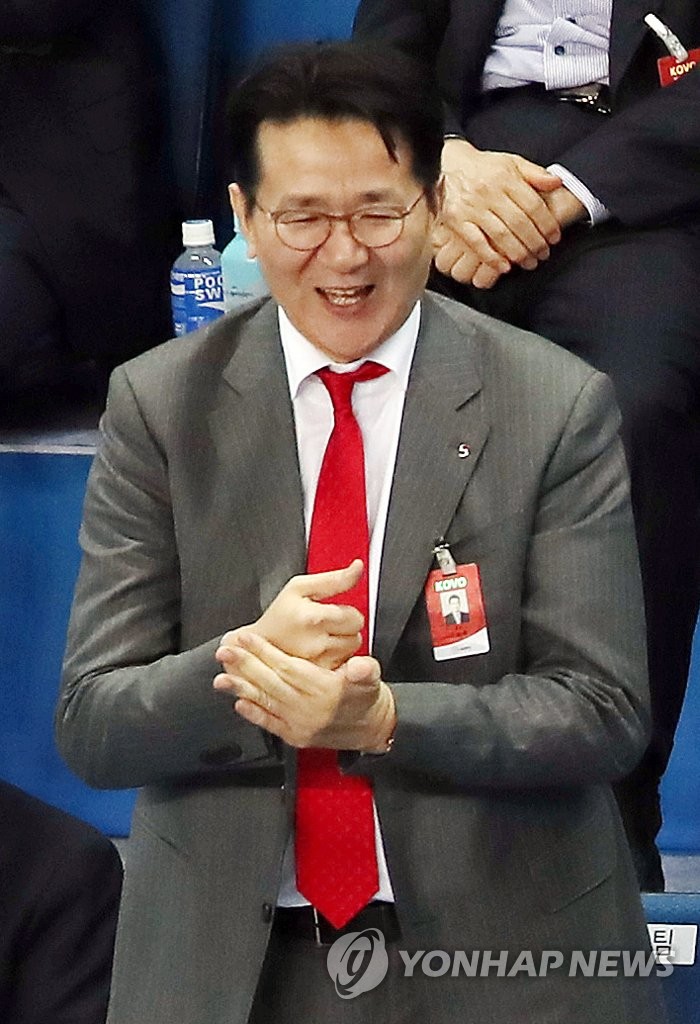 환호하는 조원태