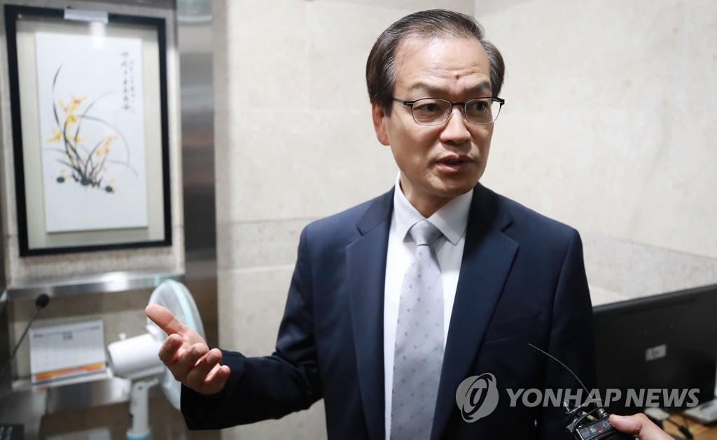 '드루킹' 특검 개시, 질문에 답하는 허익범 특검
