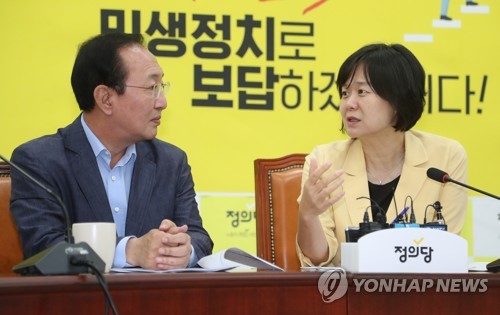 정의당 상무위원회 회의