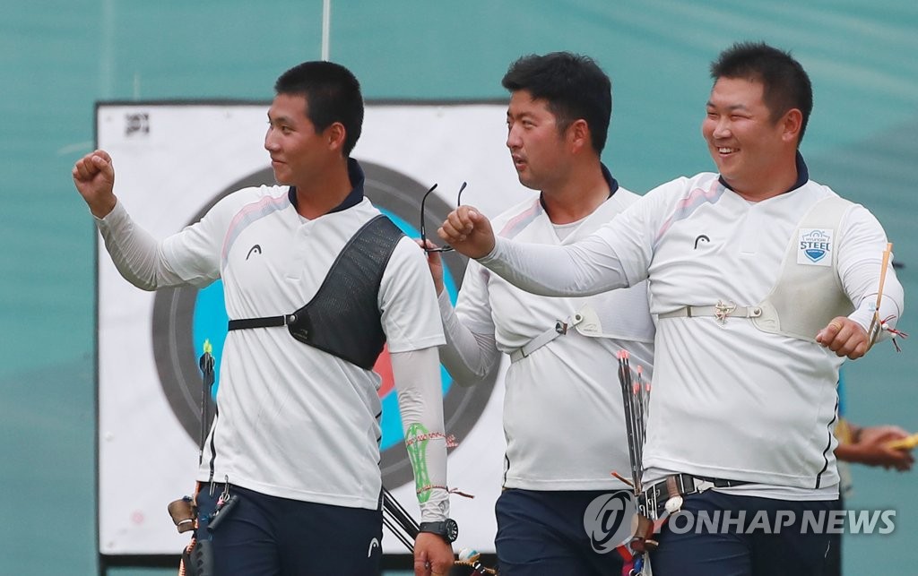 한국 남자 양궁, 다시 밝은 모습으로
