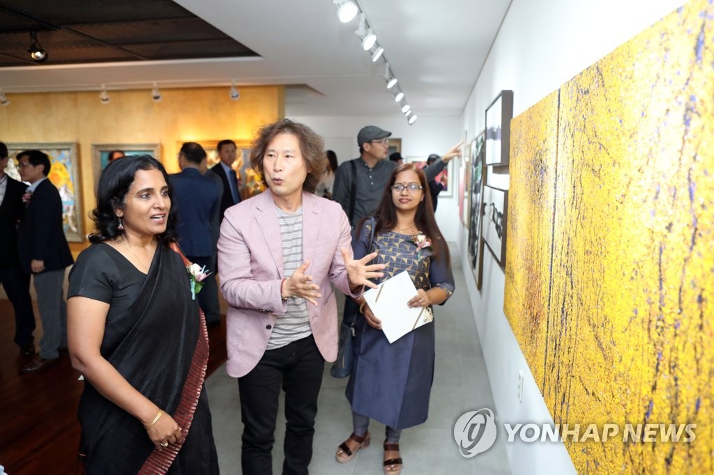 한국·인도 미술 12인 전시회 사랑전