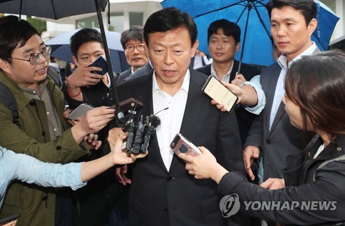 집행유예로 석방된 신동빈