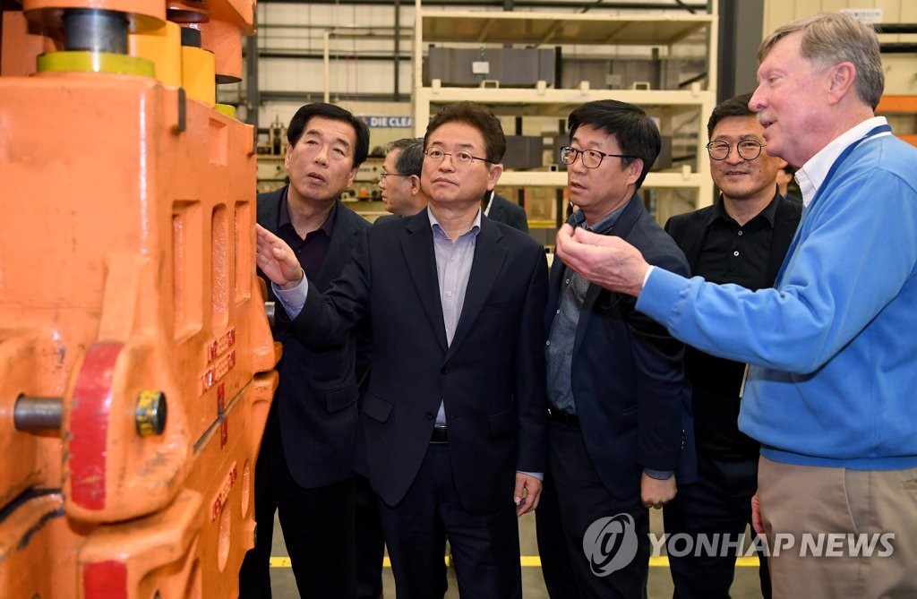 이철우 경북도지사 미국 진출기업 방문