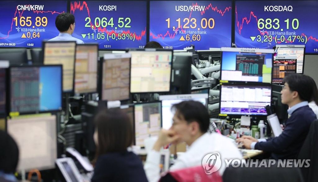 코스피,코스닥 소폭 하락