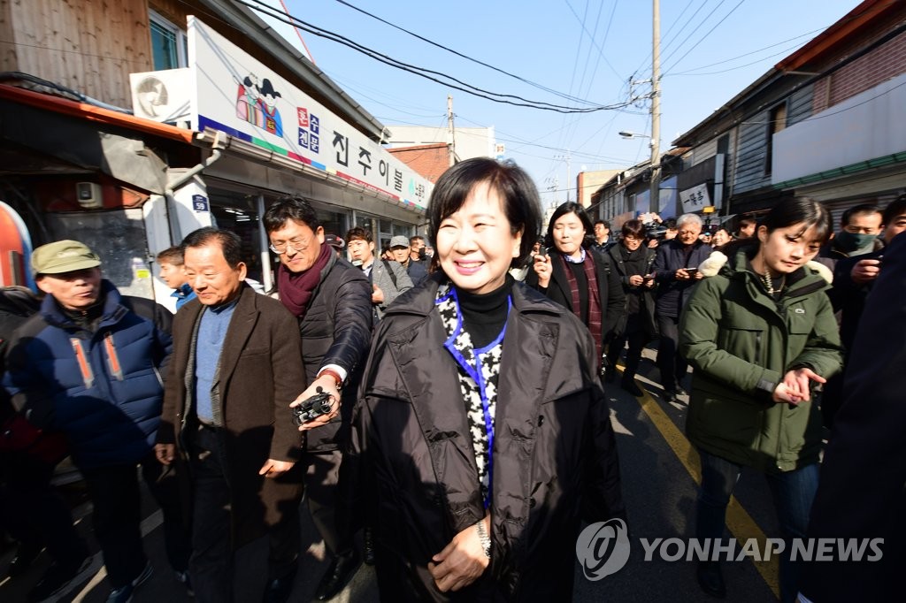 기자회견 하는 손혜원 의원