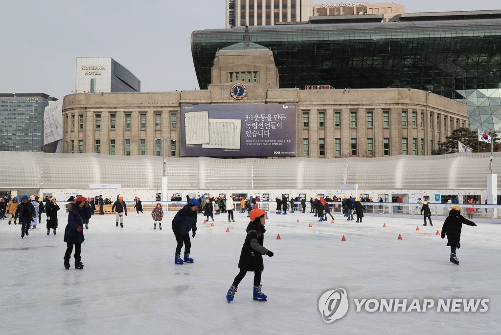 서울광장 스케이트장