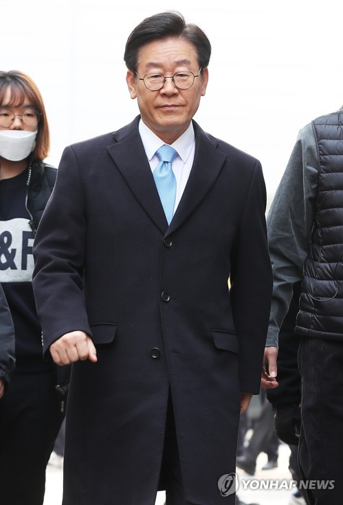 9차 공판 출석하는 이재명 경기지사