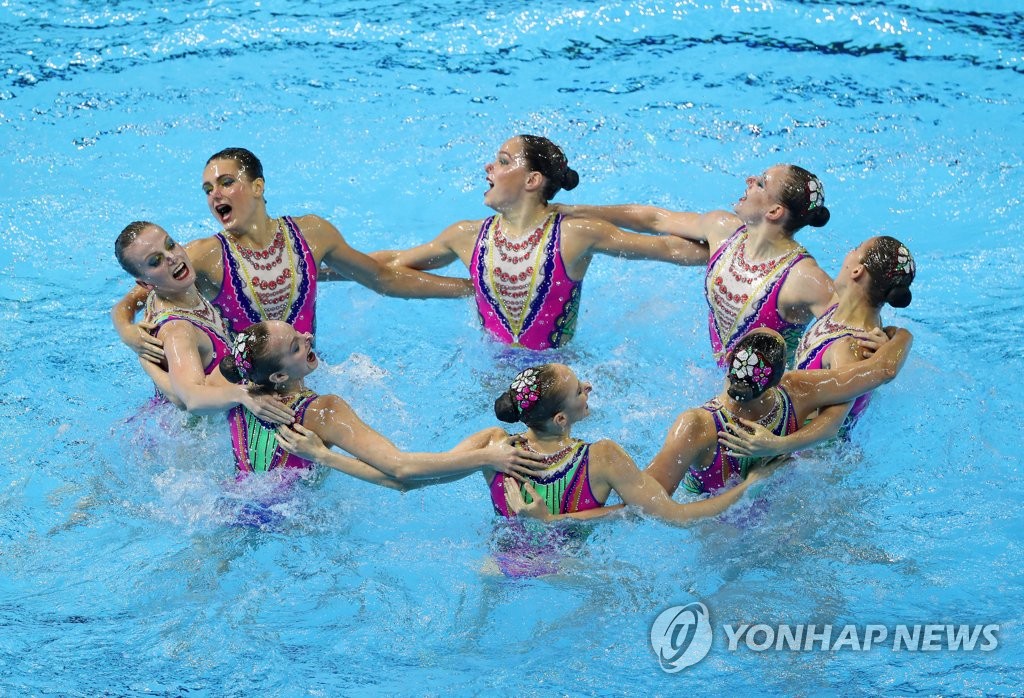 러시아 대표팀, '사이좋게'