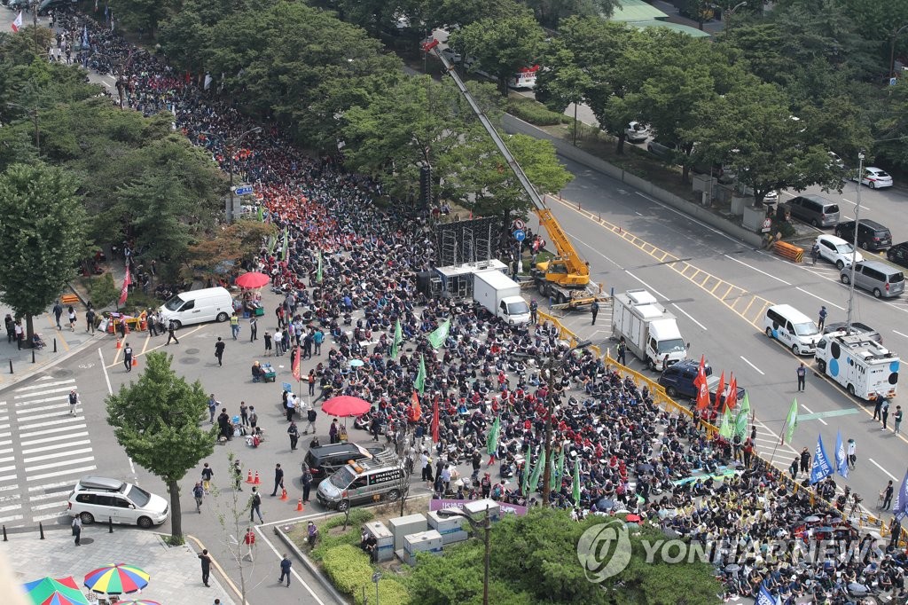 민주노총 총파업 대회