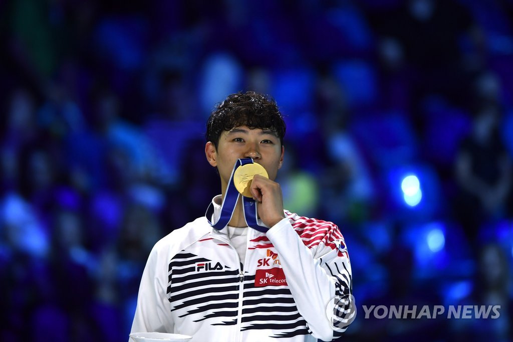 펜싱 세계선수권 男 사브르 우승 오상욱…'세계랭킹 1위'