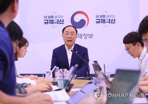 홍 부총리, 예산·지소미아 등 경제현안 설명