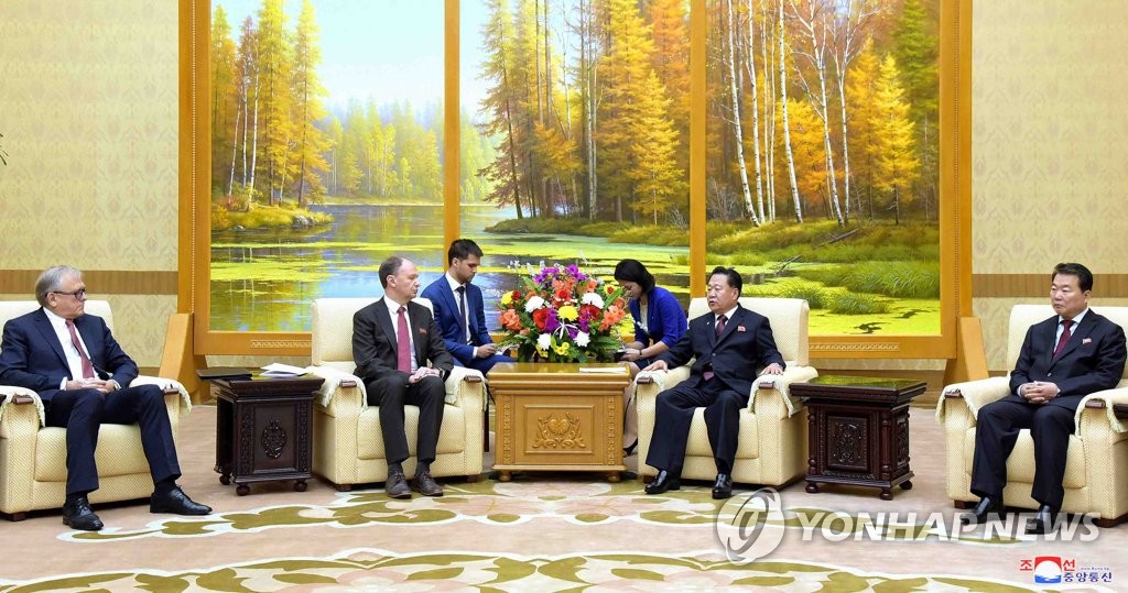 Delegación mediática rusa en Corea del Norte Delegación mediática rusa en Corea del Norte