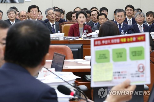 조국 딸 논문 관련해 답변하는 노정혜 한국연구재단 이사장