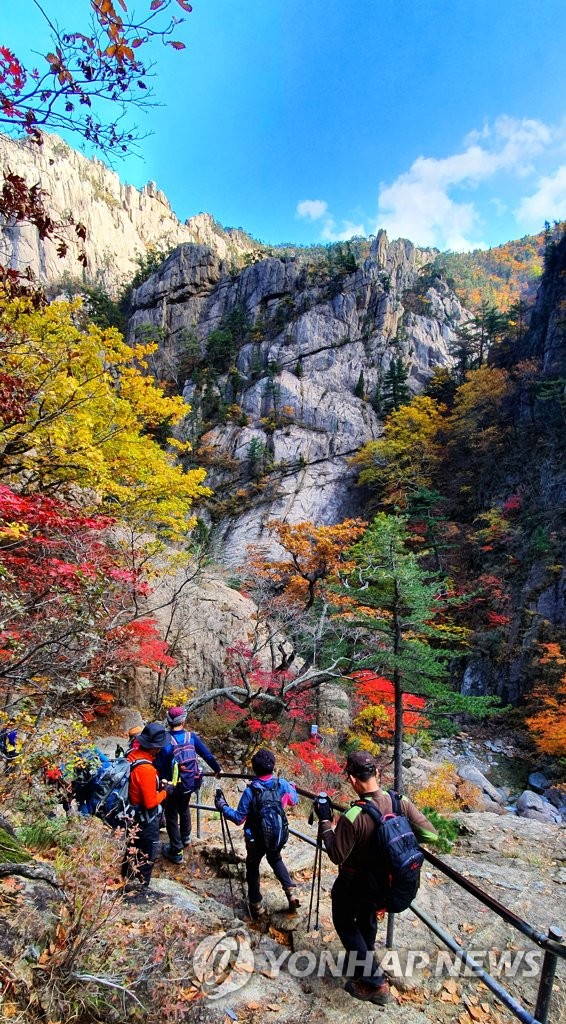 설악산 단풍, 가을 절정
