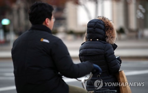 출근길 강추위