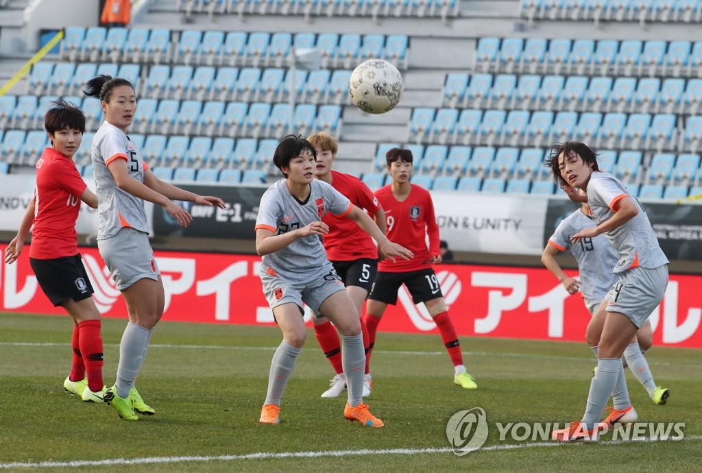 여자축구대표팀, 벨 감독 데뷔전서 중국과 0-0 무승부