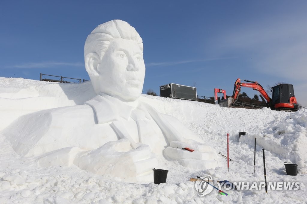 Sculpture de neige Sculpture de neige