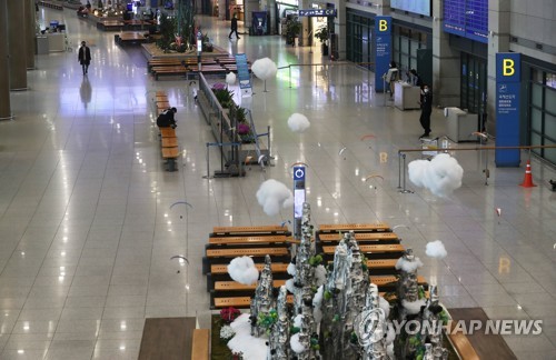 텅 빈 인천공항