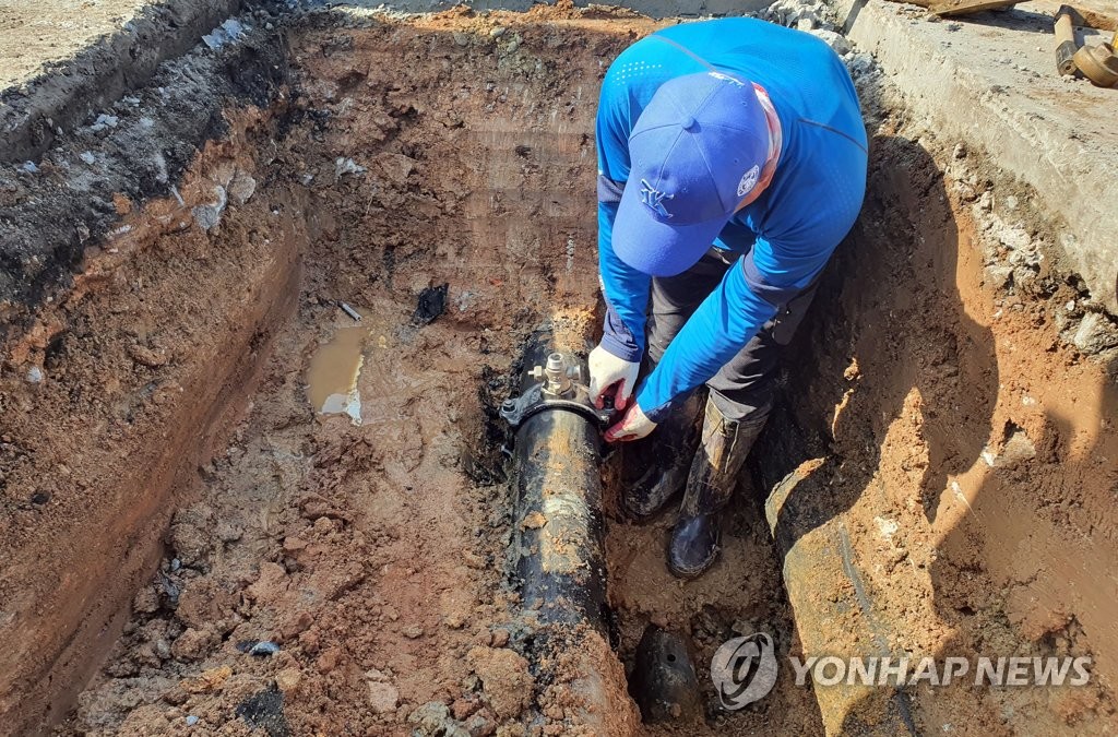 군산 미군 불법 매립 송유관