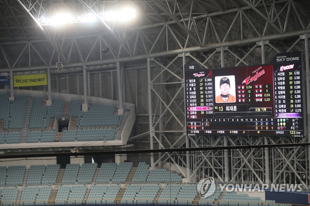오늘도 무관중 경기