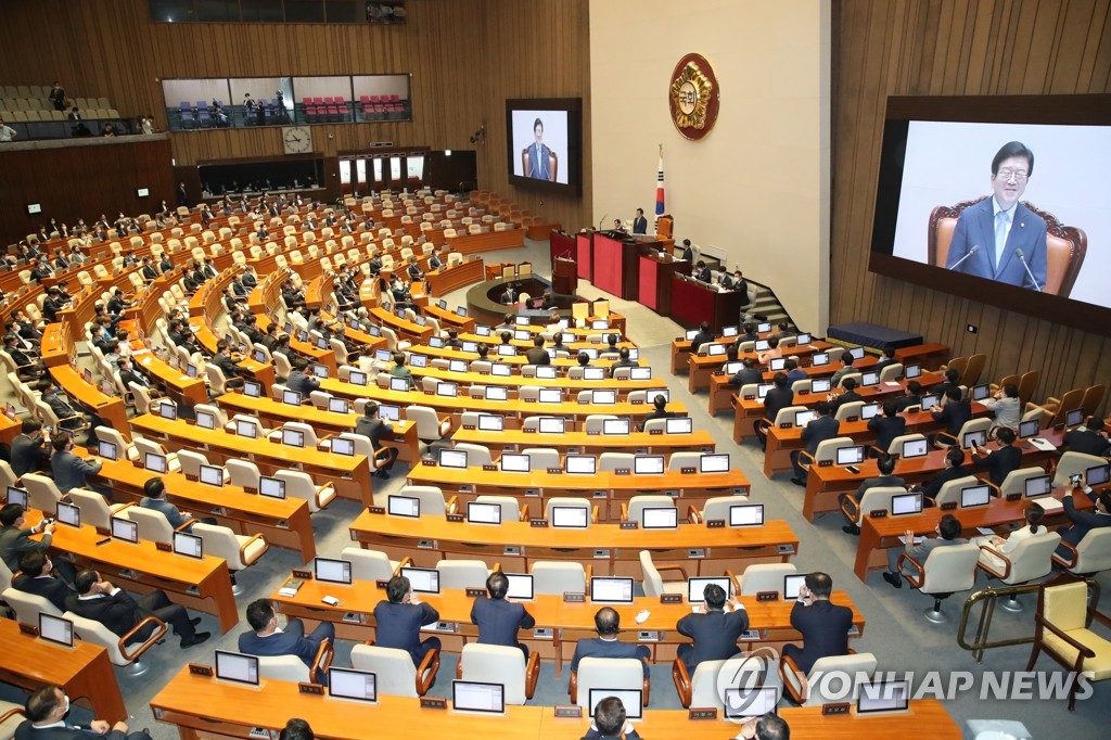 박병석 의원, '국회의장 선출 소감은'