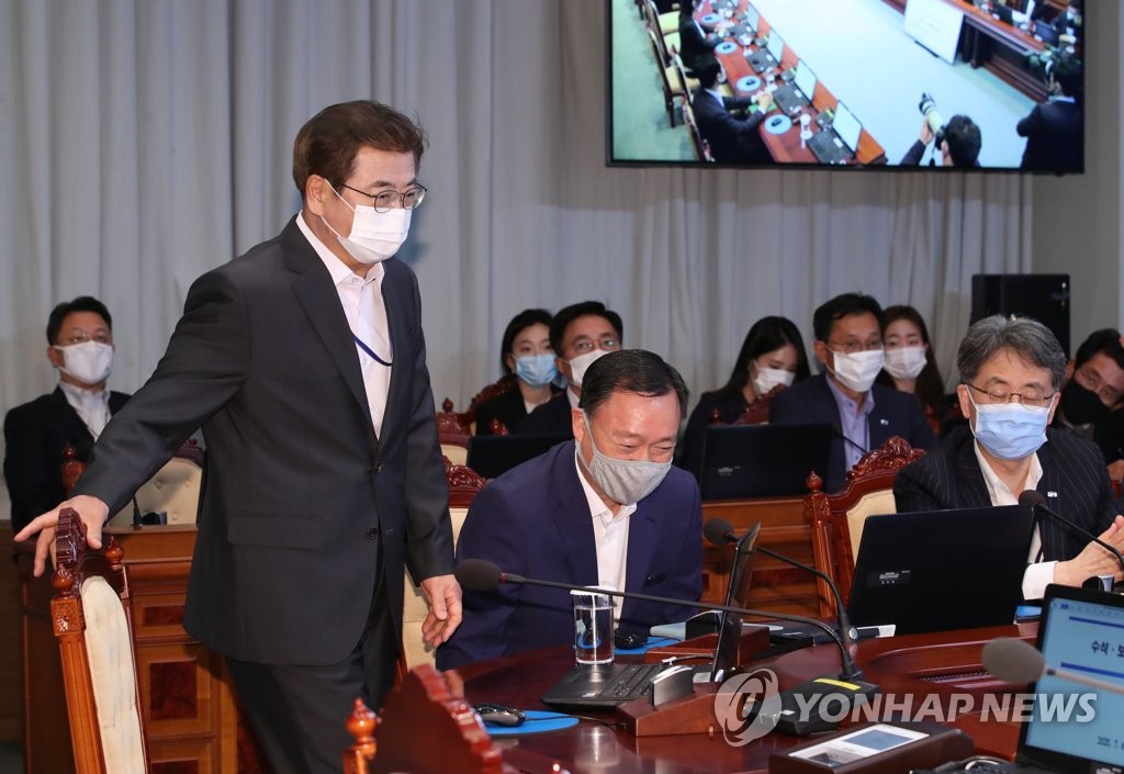 수석·보좌관 회의 참석한 서훈 국가안보실장