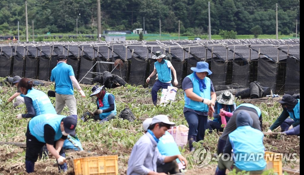 수자원공사 수해 복구 자원봉사