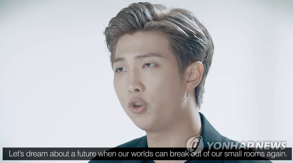 BTS addresses U.N. session BTS addresses U.N. session