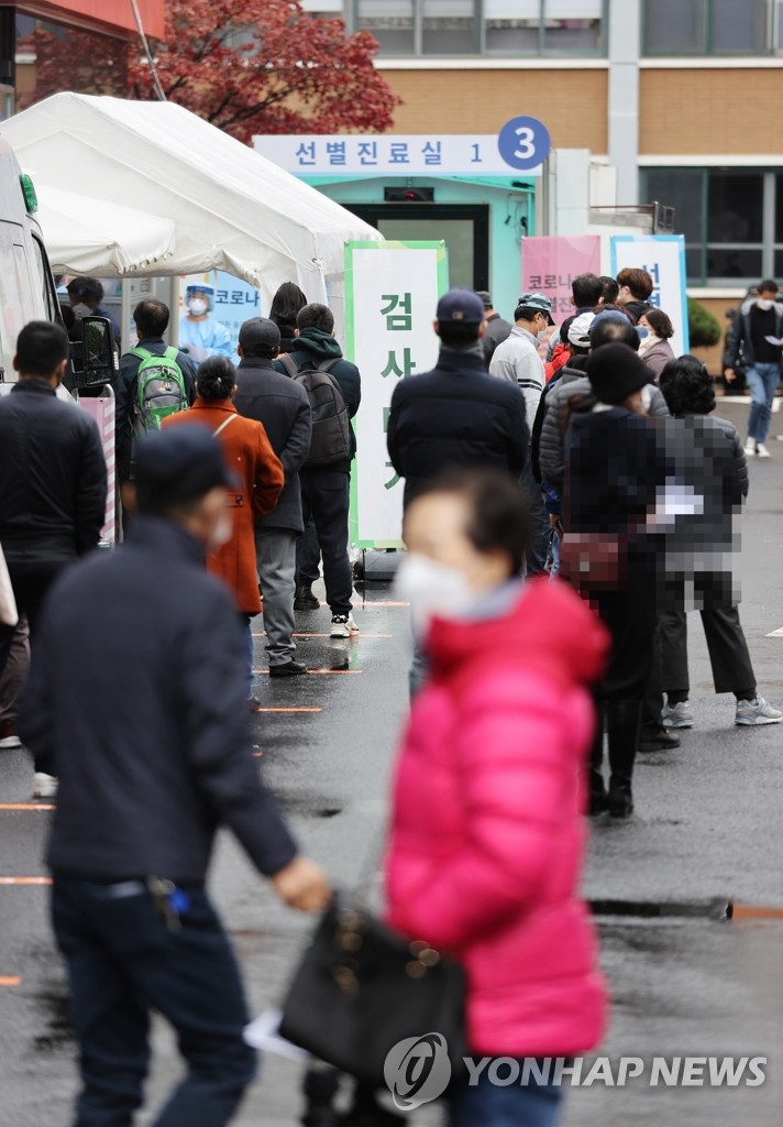 코로나19 확진자 닷새 연속 300명대