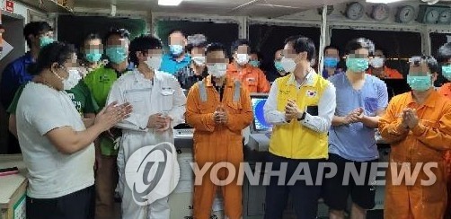 주이란대사관 현장지원팀, 한국케미호 승선 영사접견