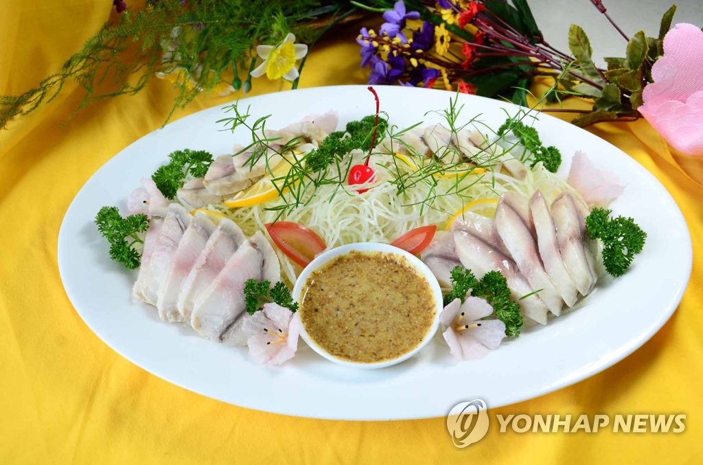 북한 옥류관에서 선보이는 희귀 음식