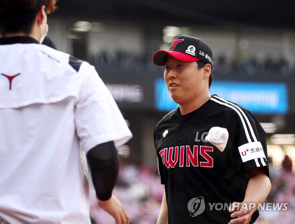 만족스런 표정의 차우찬