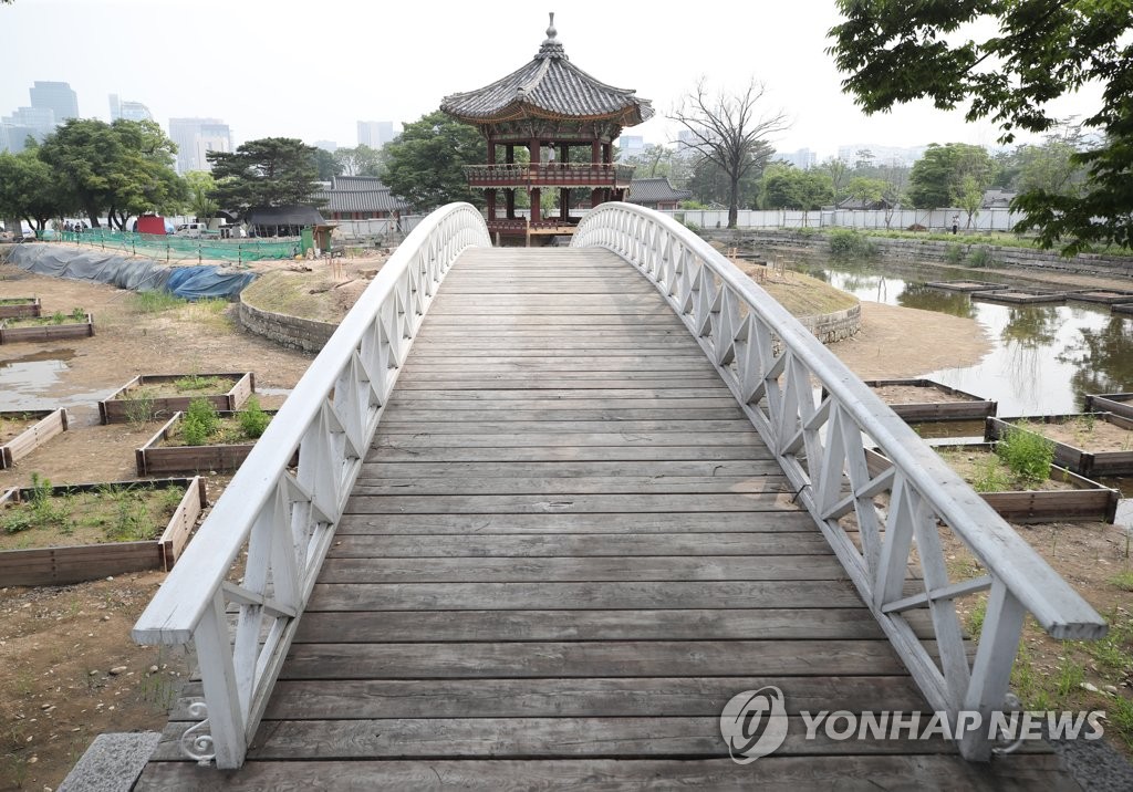 4년간 해체·보수 이뤄진 경복궁 향원정