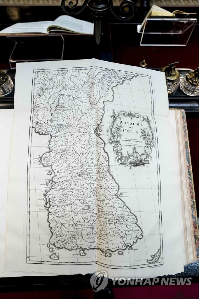 Carte du royaume de Corée