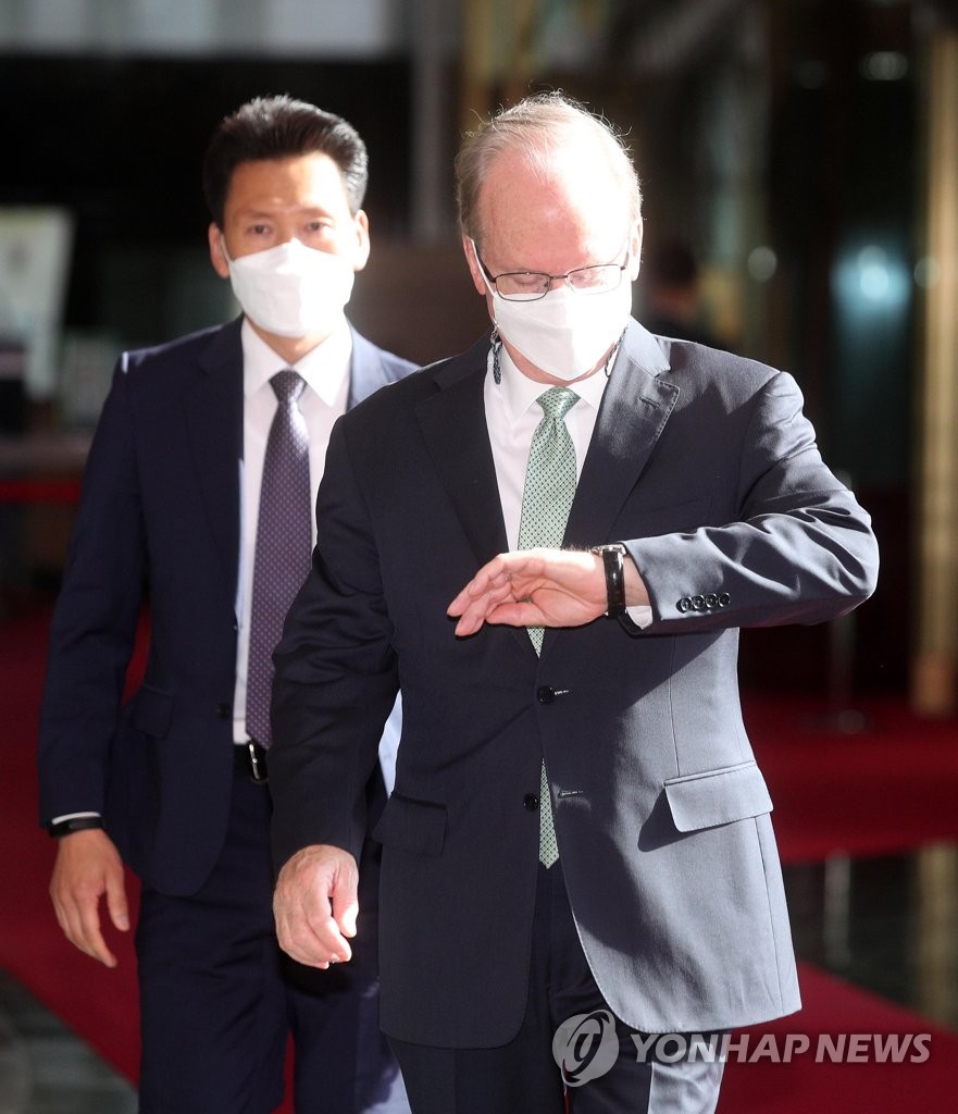Acting U.S. envoy to meet S. Korean unification minister Acting U.S. envoy to meet S. Korean unification minister