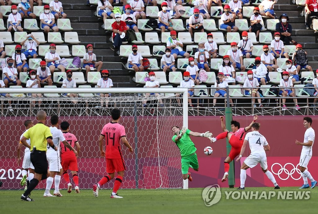 Korea-New Zealand football match Korea-New Zealand football match