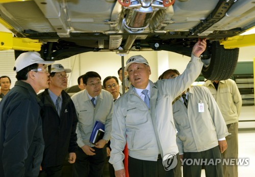 정몽구 명예회장, 한국인 최초 '자동차 명예의 전당' 올랐다