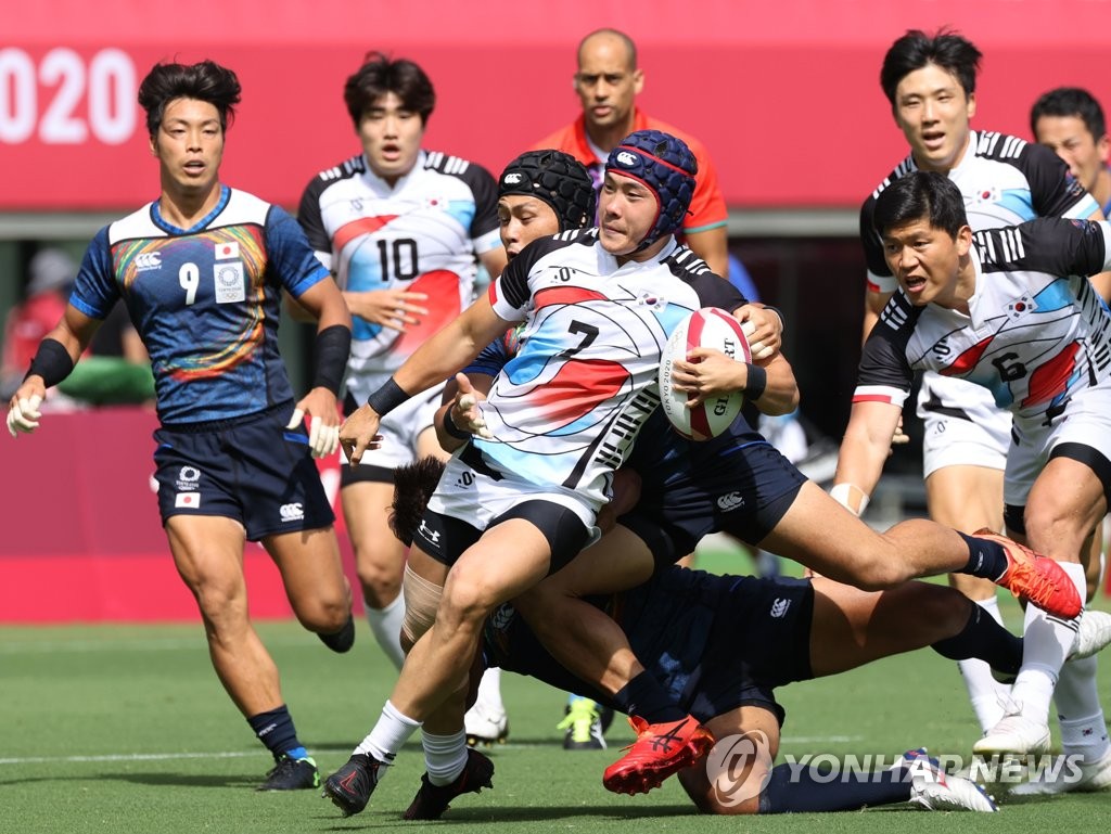 S. Korean rugby sevens player S. Korean rugby sevens player