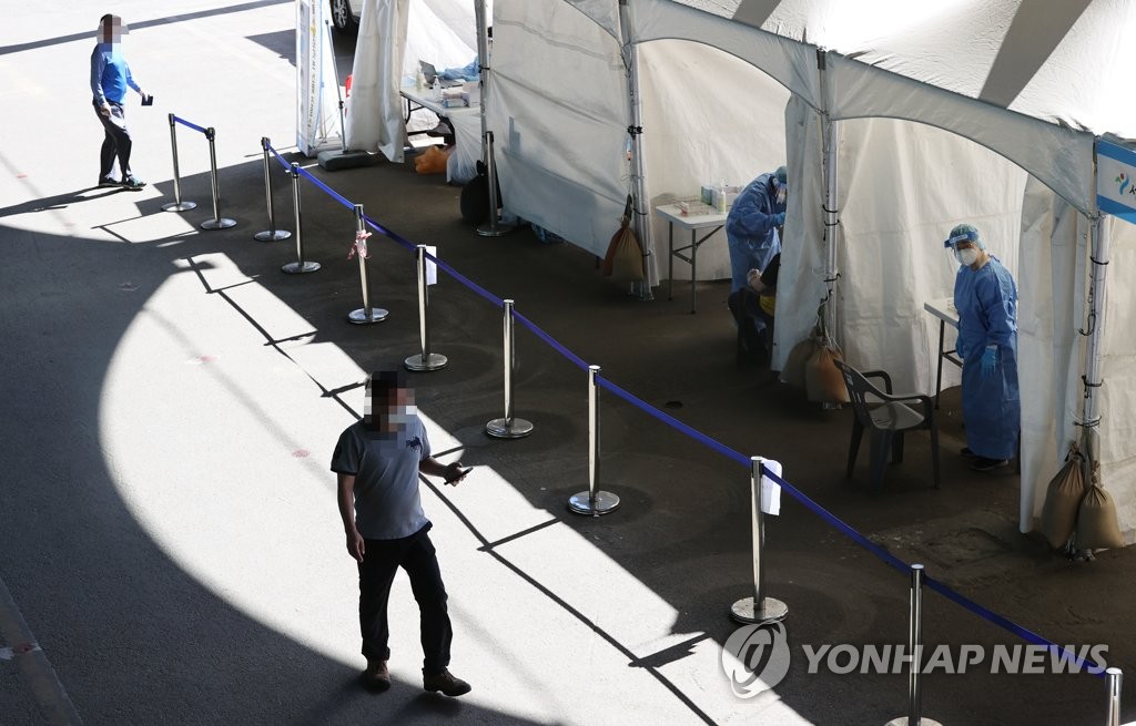 계속되는 가락시장 선별검사