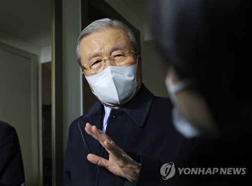 김종인 "더는 정치 얘기 안하겠다" 尹선대위 합류 거부