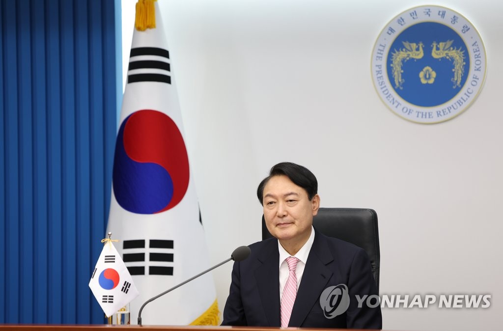 윤석열 대통령, IPEF 고위급 화상회의 참석
