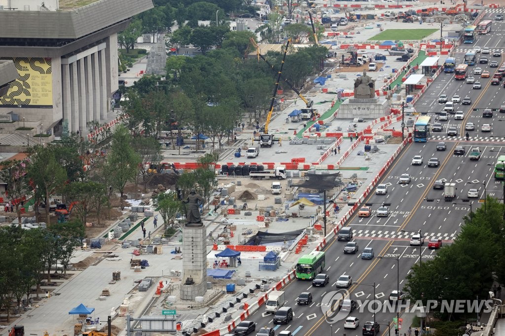 Reopening of Gwanghwamun Square upcoming Reopening of Gwanghwamun Square upcoming