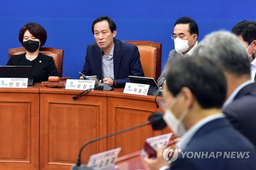 더불어민주당 우상호 비대위원장 발언