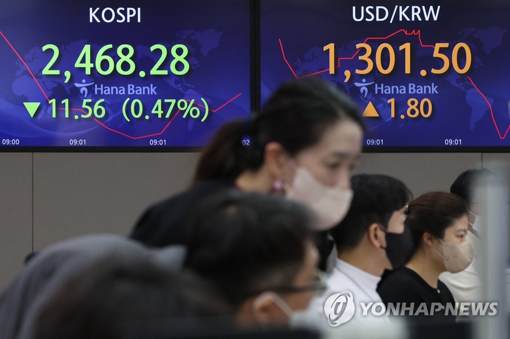 코스피 하락 출발