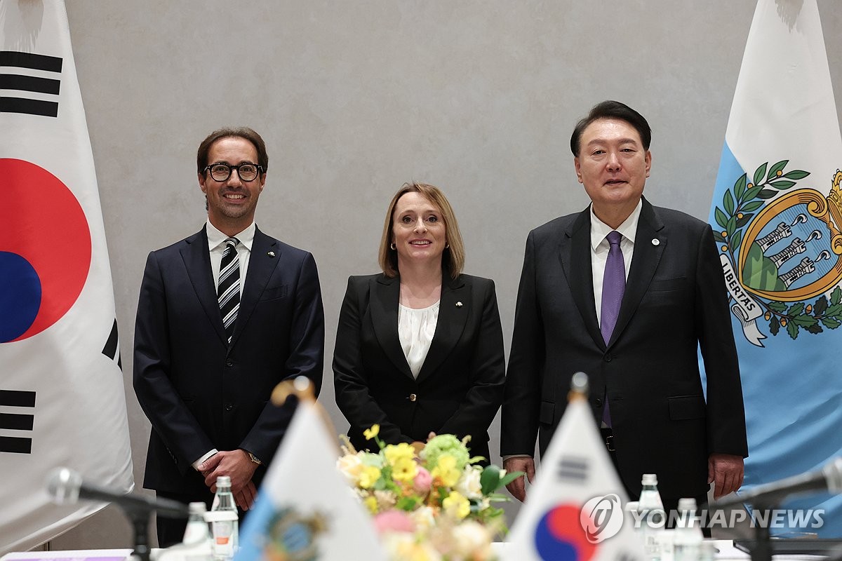 Reunión bilateral Corea del Sur-San Marino Reunión bilateral Corea del Sur-San Marino