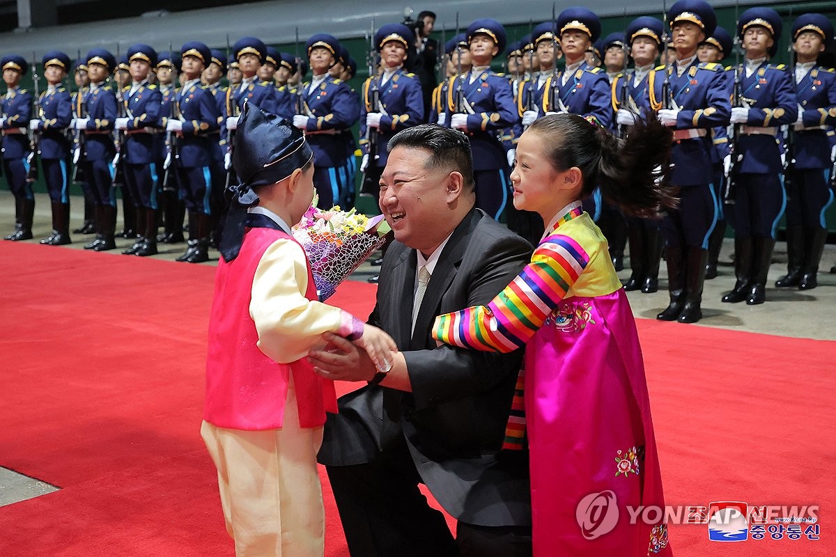 Arrivée à Pyongyang Arrivée à Pyongyang